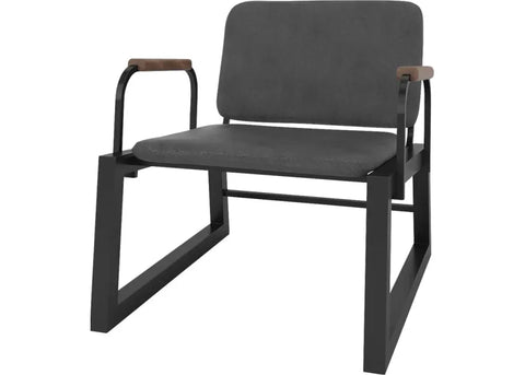 Doolan Black Accent Chair