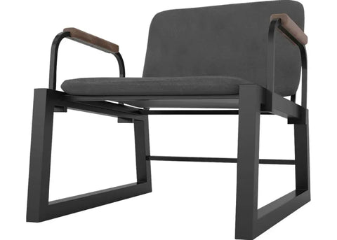 Doolan Black Accent Chair