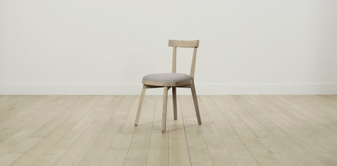 The Allen  - Italian Bouclé Fossil Dining Chair