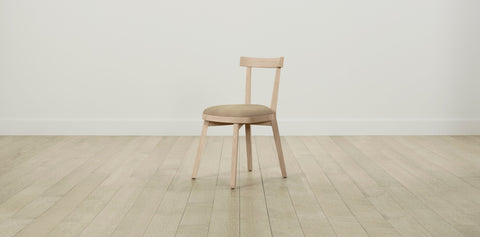 The Allen  - Mohair Almond Dining Chair