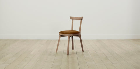 The Allen  - Mohair Brown Sugar Dining Chair