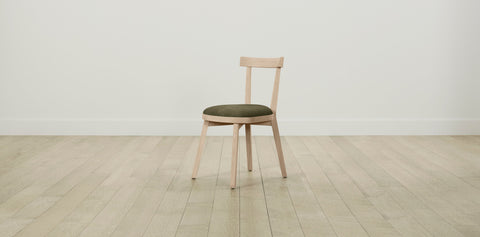 The Allen  - Mohair Moss Dining Chair