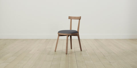 The Allen  - Performance Linen Graphite Dining Chair