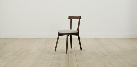 The Allen  - Performance Melange Weave Flint Dining Chair