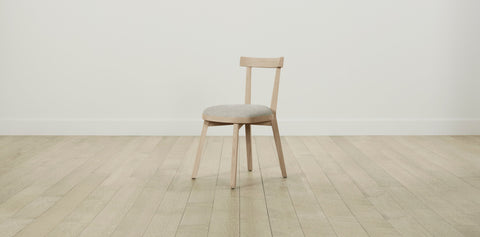 The Allen  - Performance Melange Weave Flint Dining Chair