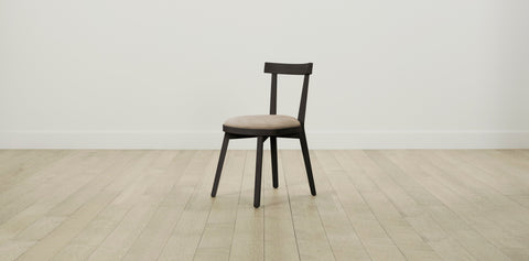 The Allen  - Performance Velvet Taupe Dining Chair