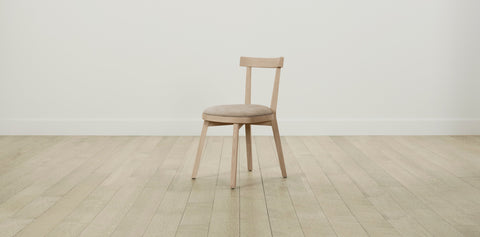 The Allen  - Performance Velvet Taupe Dining Chair