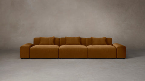 The Breuer Modular  - Mohair Brown Sugar Sofa