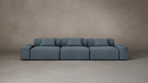 The Breuer Modular  - Performance Stonewashed Linen Chambray Sofa