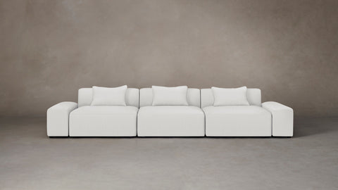 The Breuer Modular  - Performance Textured Linen Bone Sofa