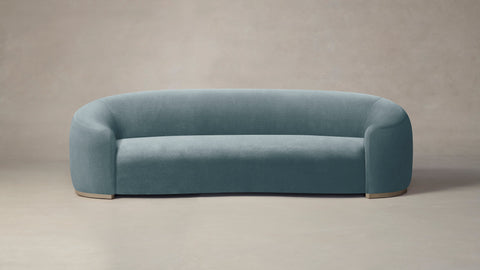 The Chelsea  - Mohair Slate Blue Sofa