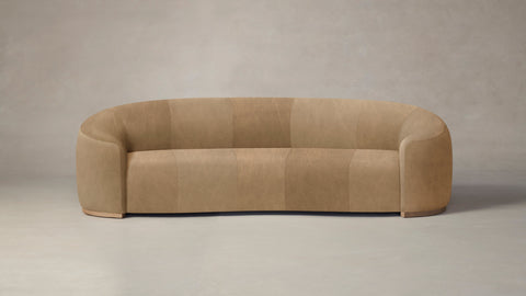 The Chelsea  - Tuscan Leather Camel Sofa