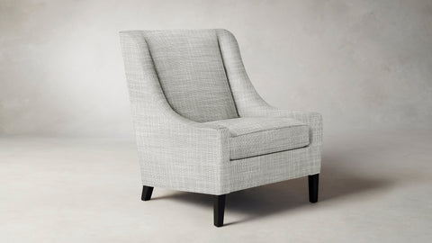 The Chrystie  - Performance Textured Tweed Dove Chair