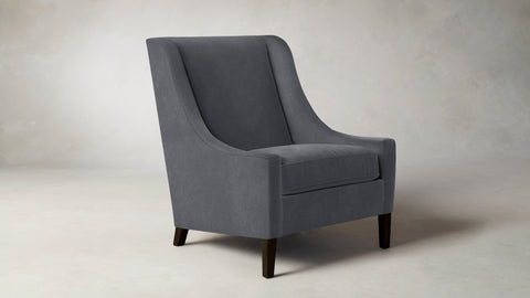 The Chrystie  - Performance Velvet Lunar Chair