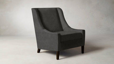 The Chrystie  - Tuscan Leather Seal Chair