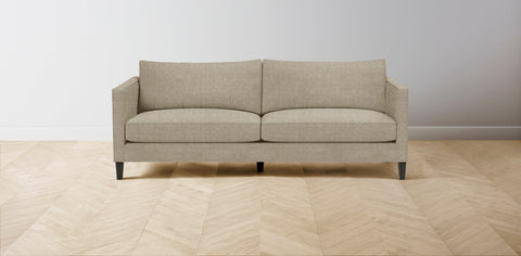 The Crosby  - Performance Stonewashed Linen Clamshell Sofa