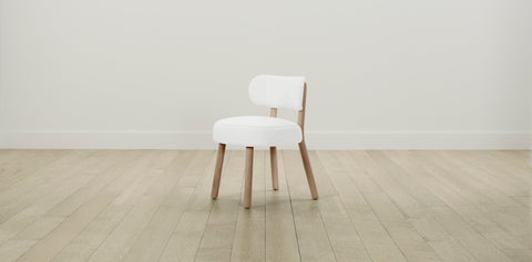 The Jane  - Performance Textured Linen Bone Dining Chair