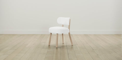 The Jane  - Performance Textured Linen Bone Dining Chair