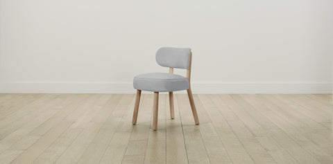 The Jane  - Performance Textured Linen Mineral Dining Chair