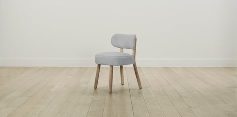 The Jane  - Performance Textured Linen Mineral Dining Chair