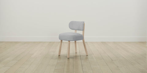 The Jane  - Performance Textured Linen Mineral Dining Chair