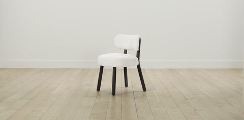 The Jane  - Performance Textured Linen Pearl Dining Chair