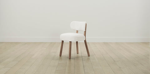 The Jane  - Performance Textured Linen Pearl Dining Chair