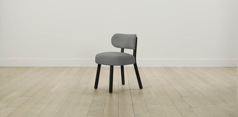 The Jane  - Performance Tweed Smoke Dining Chair