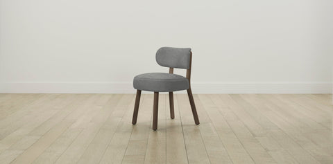 The Jane  - Performance Tweed Smoke Dining Chair