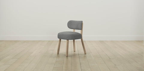 The Jane  - Performance Tweed Smoke Dining Chair