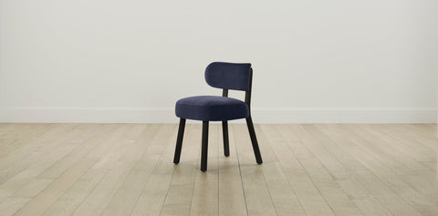 The Jane  - Performance Velvet Midnight Dining Chair