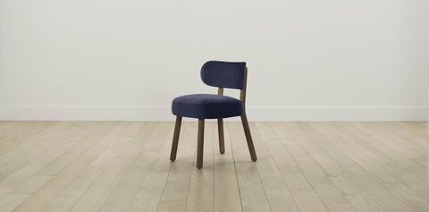 The Jane  - Performance Velvet Midnight Dining Chair