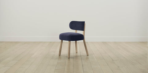 The Jane  - Performance Velvet Midnight Dining Chair