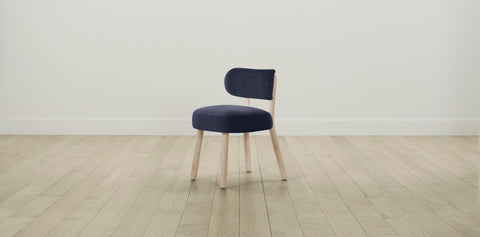 The Jane  - Performance Velvet Midnight Dining Chair