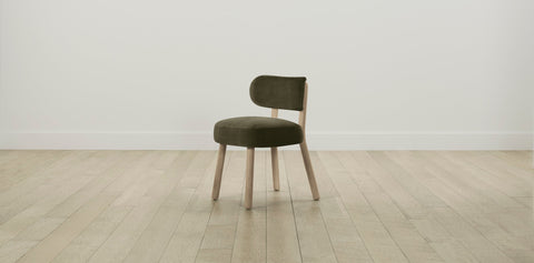 The Jane  - Performance Velvet Olive Dining Chair