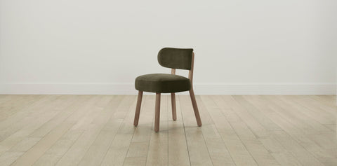 The Jane  - Performance Velvet Olive Dining Chair