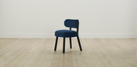 The Jane  - Performance Velvet Sapphire Dining Chair