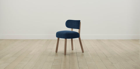 The Jane  - Performance Velvet Sapphire Dining Chair