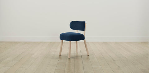 The Jane  - Performance Velvet Sapphire Dining Chair