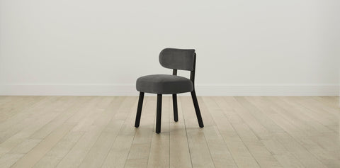 The Jane  - Performance Velvet Slate Dining Chair