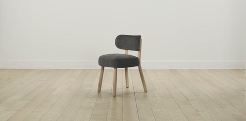 The Jane  - Performance Velvet Slate Dining Chair