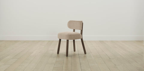 The Jane  - Performance Velvet Taupe Dining Chair