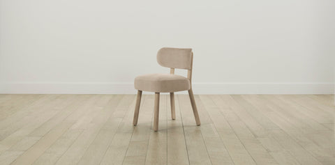 The Jane  - Performance Velvet Taupe Dining Chair