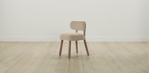 The Jane  - Performance Velvet Taupe Dining Chair