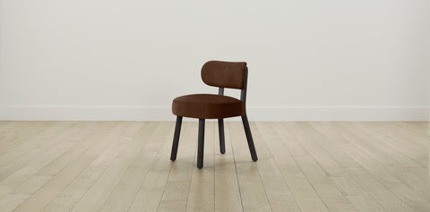 The Jane  - Tuscan Leather Bourbon Dining Chair