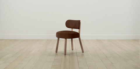 The Jane  - Tuscan Leather Bourbon Dining Chair