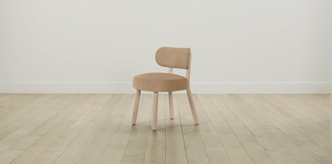 The Jane  - Tuscan Leather Camel Dining Chair