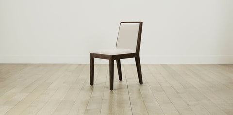 The Madison  - Pebbled Leather Swan Dining Chair