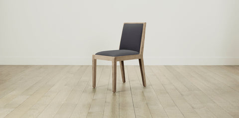 The Madison  - Performance Linen Graphite Dining Chair