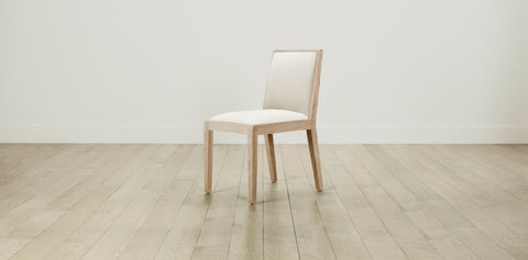 The Madison  - Performance Linen Oyster Dining Chair